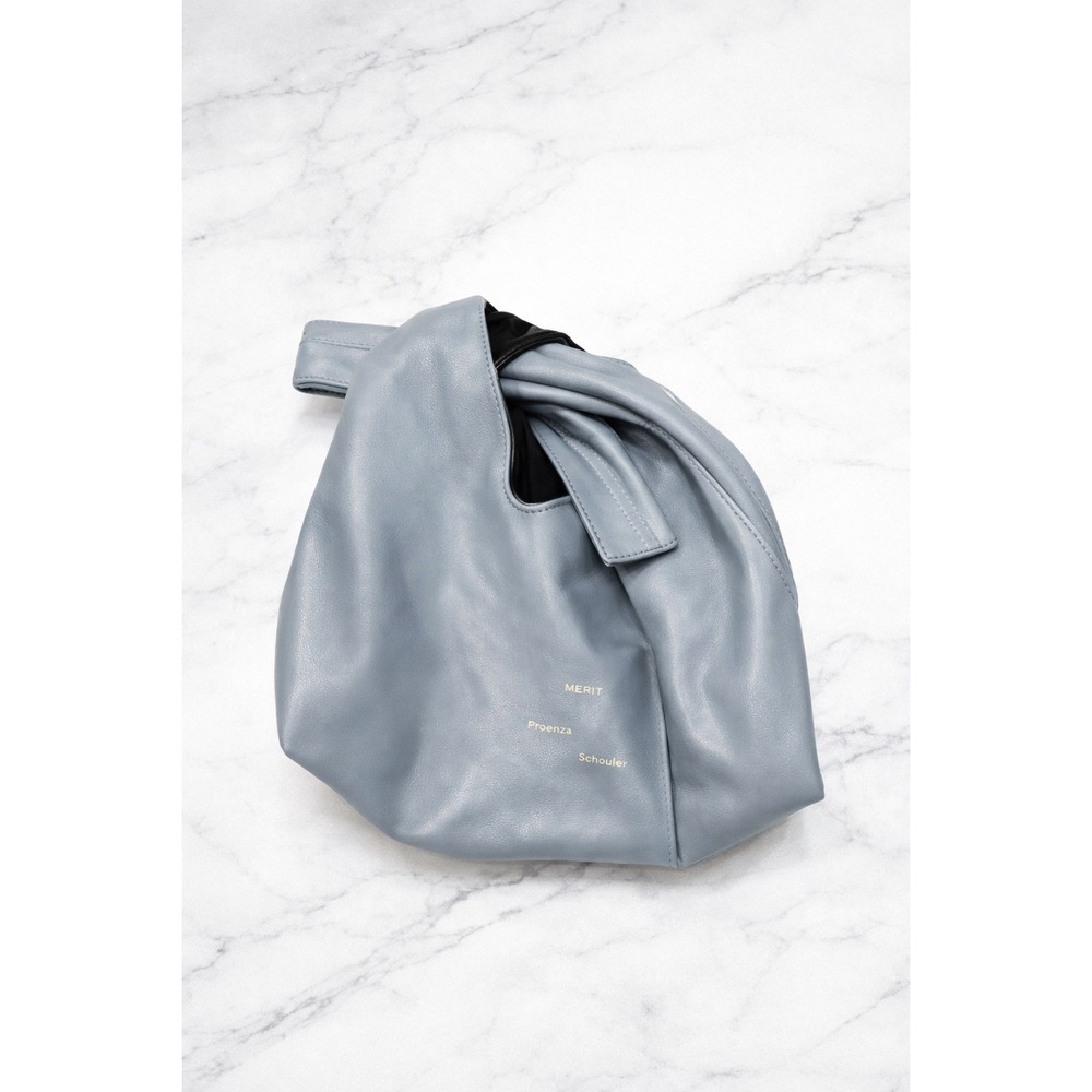Proenza Schouler x Merit‎ Bag Women OS Blue Excellent Reversible Vegan Leather